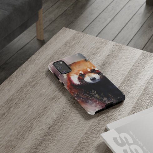 Red Panda in Watercolor - Impact Resistant Phone Case